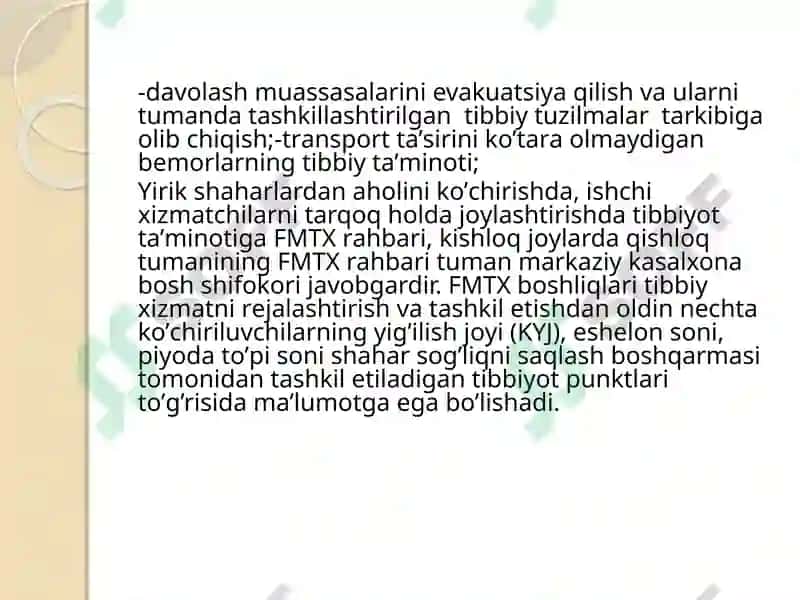 Tibbiy ta’minlash 4