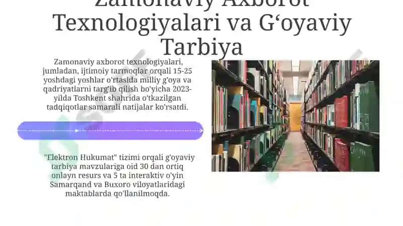 Mafkuraviy tarbiyaning maqsadi, vazifalari va metodlari 4