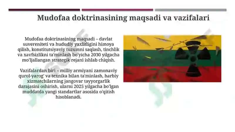Mudofaa Doktrinasining Mazmuni 4
