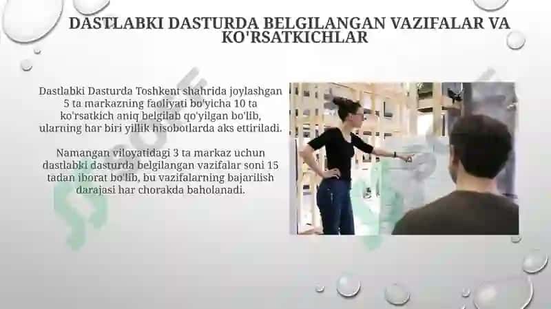 Dastlabki Dastur Orqali Markazlar Faoliyatini O'rganish 4