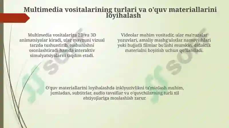 Multimedia Vositalari bilan Masofaviy Ta'lim 4