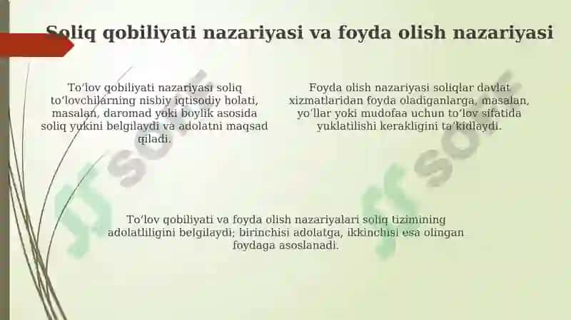 Soliq hisobotining nazariy asoslari 4