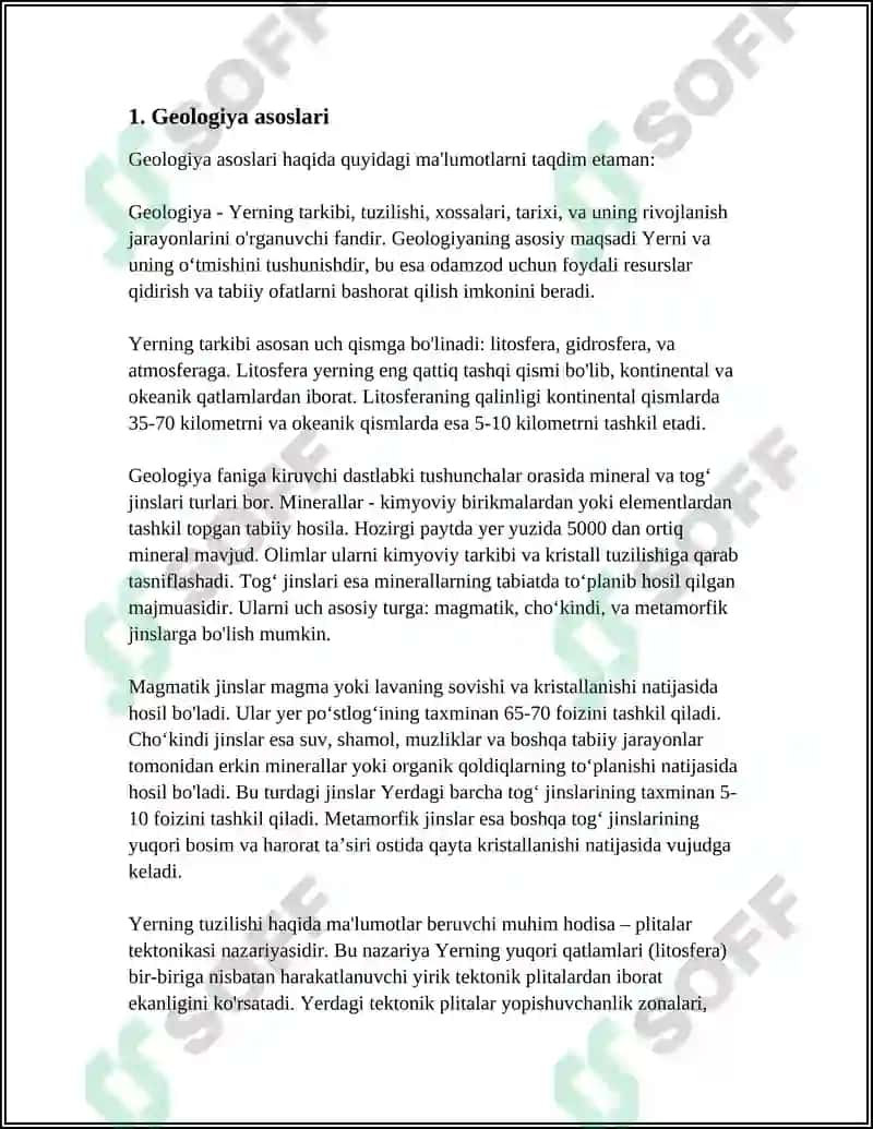 QARSHI MUHANDISLIK IQTISODIYOT INSTITUTI GEOLOGIYA VA KONCHILIK ISHI FAKULTETI 4