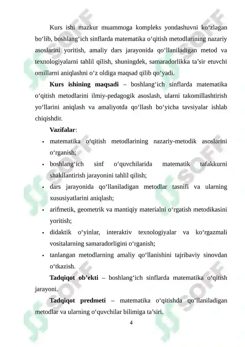Boshlang’ich sinflarda matematika o’qitish metodlari 4