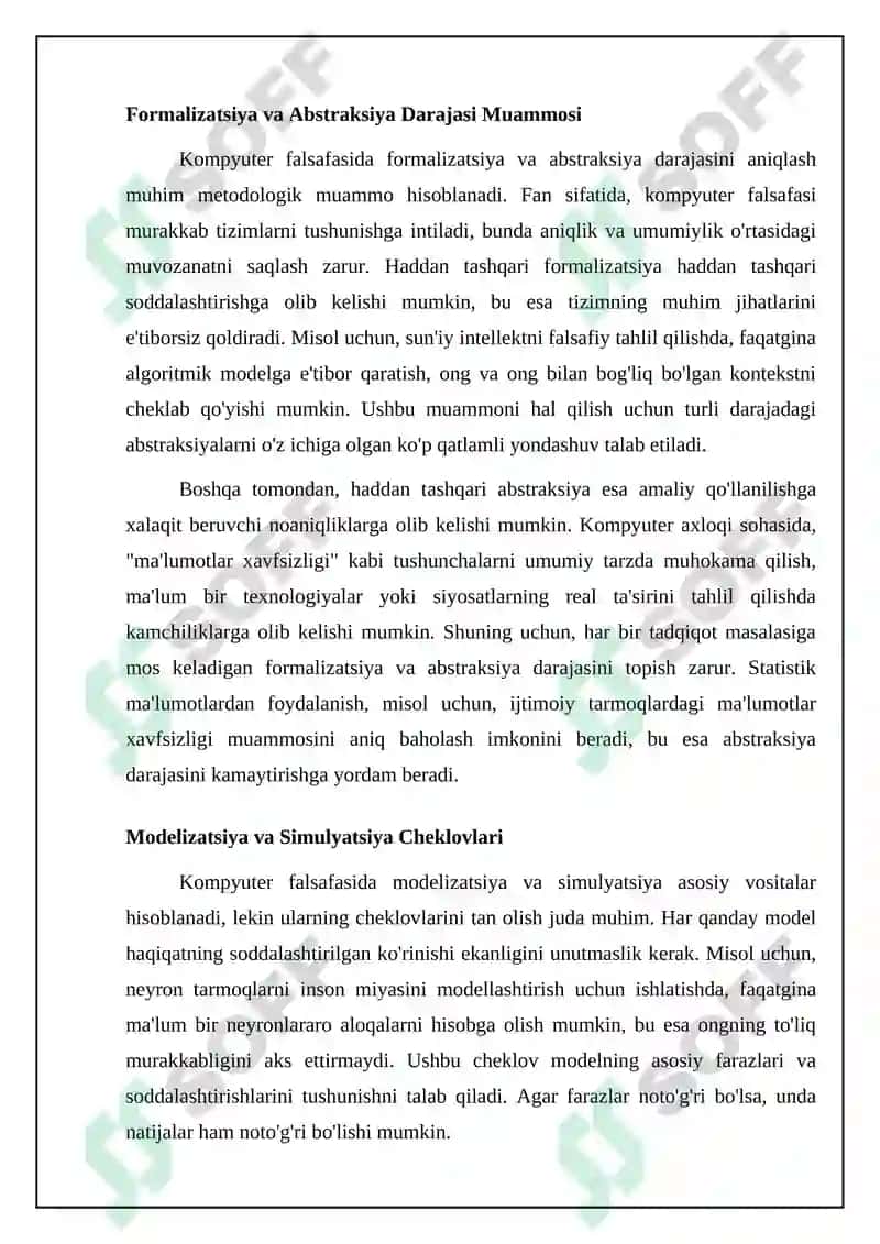 Kompyuter falsafasining metodologik muammolari 4