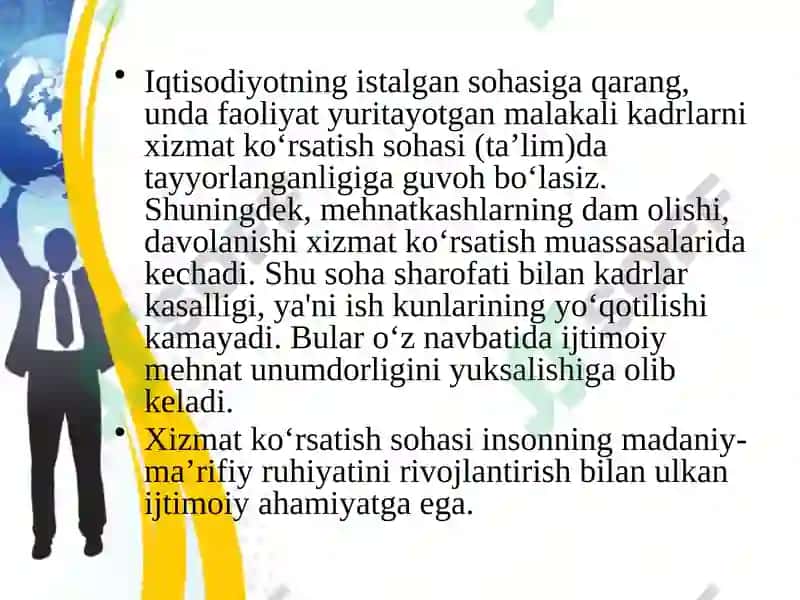 Aholigaxizmat ko‘rsatish sohasi geografiyasi 4