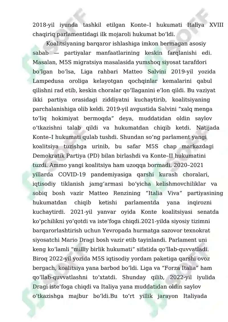 Parlamentdagi inqiroz va uning xususiyatlari 4