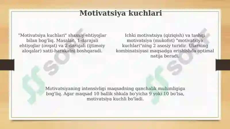 Maqsad va motivatsiya: muvaffaqiyat kaliti 4