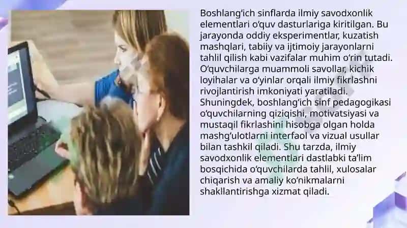 Ilmiy savodxonlik konsepsiyasi va uning ta’limdagi ahamiyati 4