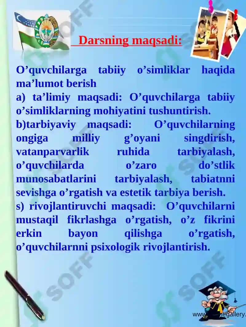 O’simliklar va ularning turlari 4