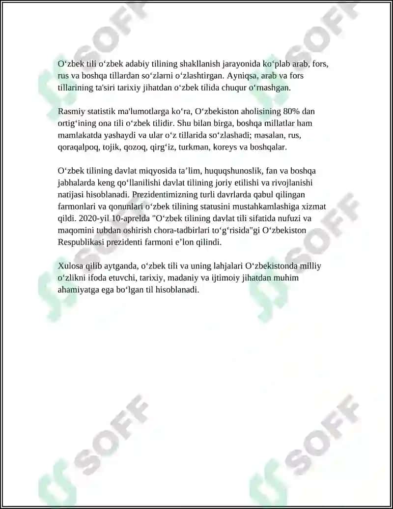 Òzbek Tilining O'gzaki va Yozma Shakllari 4