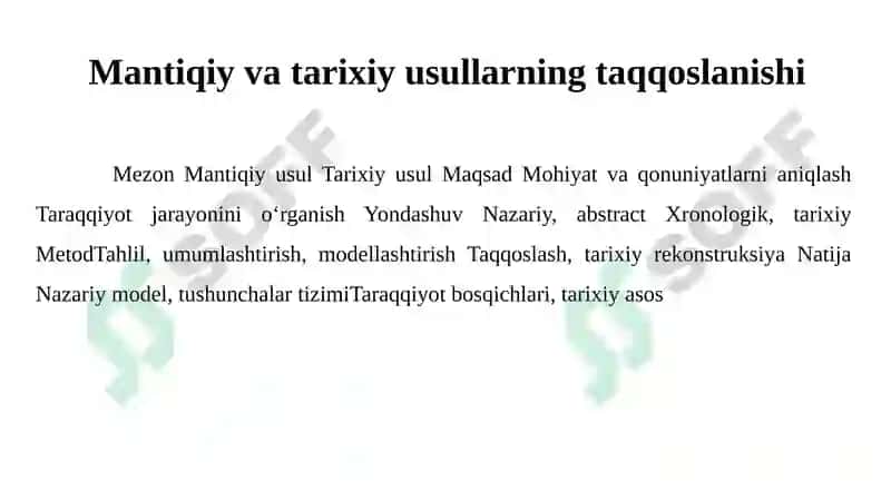 Nazariy tadqiqotning mantiqiy va tarixiy usullari 4