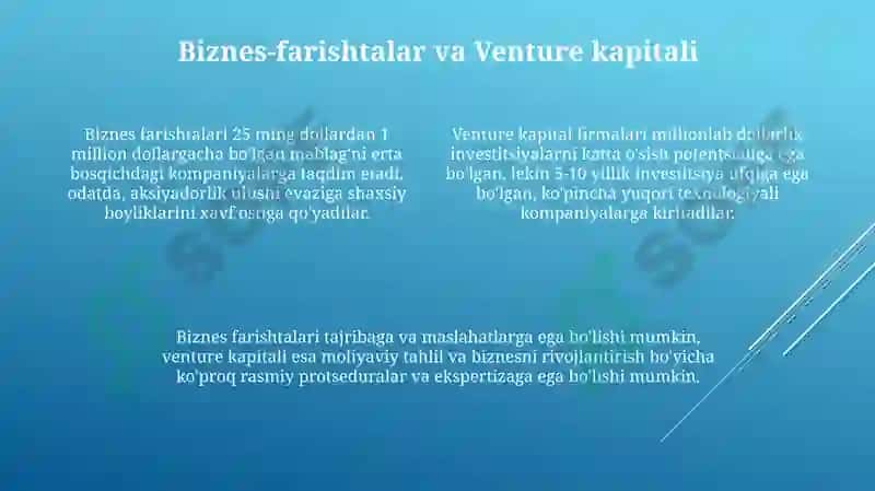 Biznesga investitsiya kiritish manbalari 4
