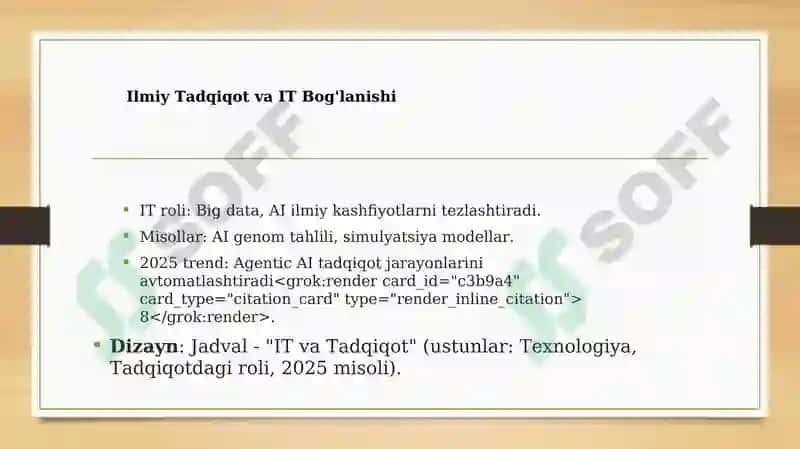 Ilmiy Tadqiqot va Axborot Texnologiyalari. Raqamli Iqtisodiyot 4