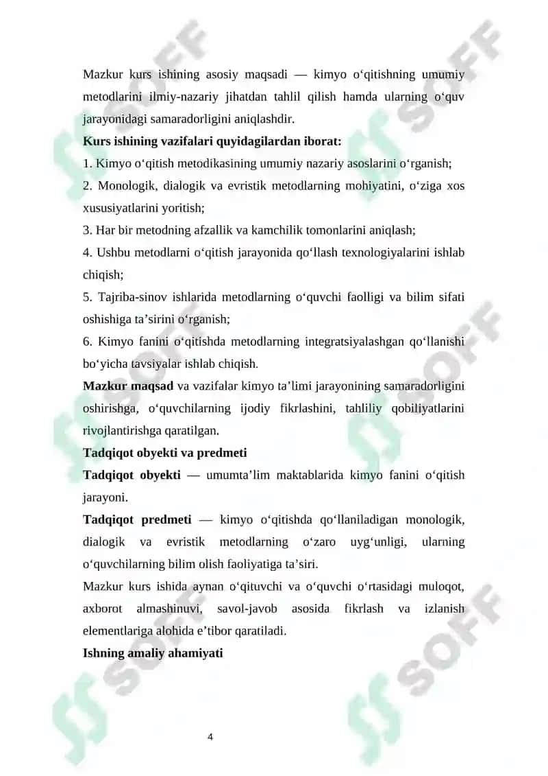 Kimyo o’qitishning umumiy metodlari 4