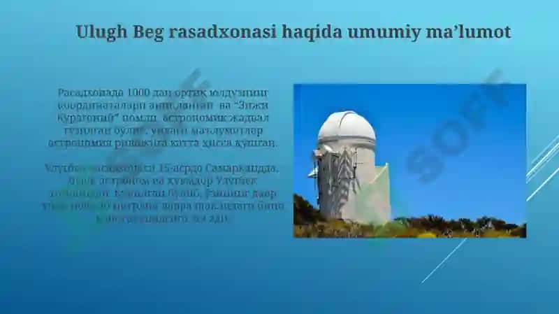 Ulugh Beg Rasadxonasi 4
