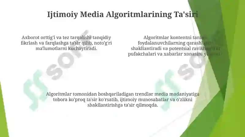 Axborot matnlar bilan ishlash va media madaniyat 4