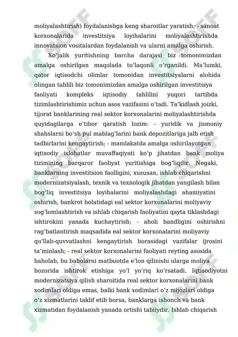 Iqtisodiyot real sektorini  qo’llab-quvvatlashning huquqiy iqtisodiy asoslari 4