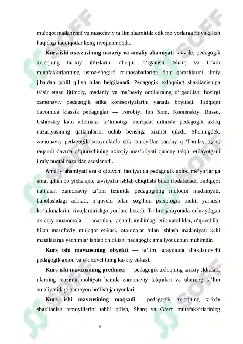 Mavzu: “Pedagogik axloqning tarixiy ildizlari va ularning zamonaviy 4