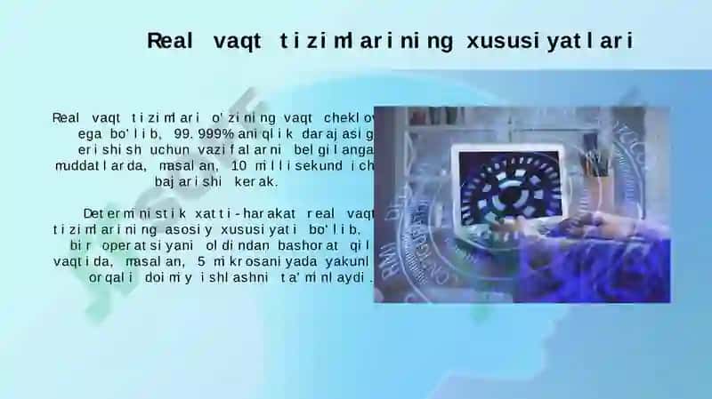 Real vaqt rejimida qayta ishlash tizimi 4