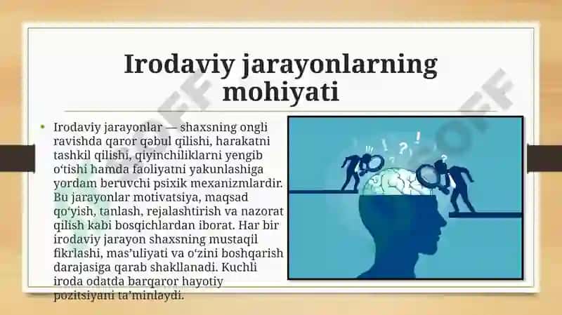 Shaxs va uning irodaviy sohasi 4