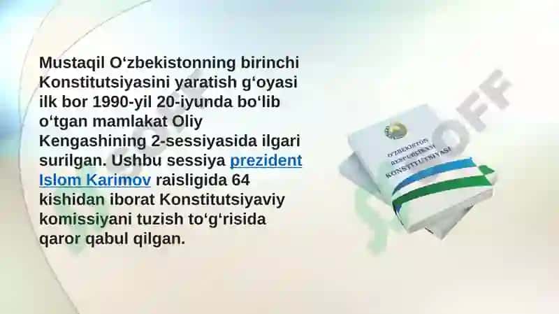 Oʻzbekiston Respublikasining Konstitutsiyasi 4