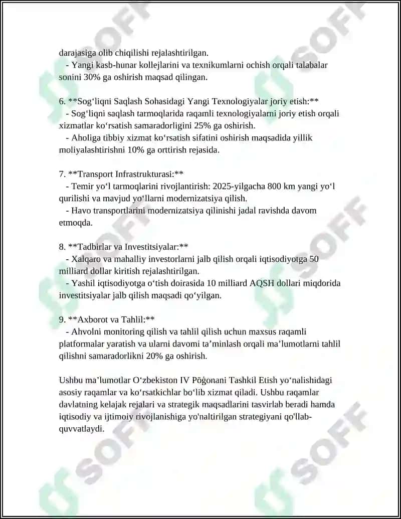 IV POĞONA UCHTOVUSHLIKI VA KADENSIYA 4