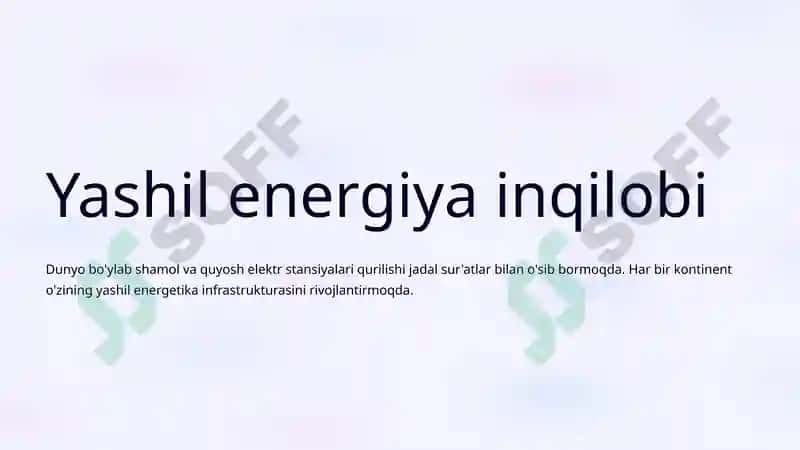 Yashil iqtisodiyot 4