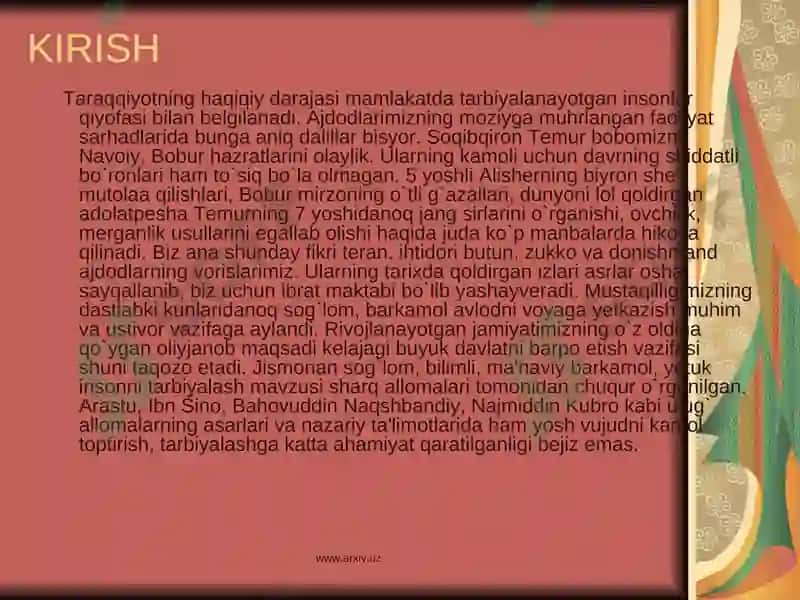 Boshlang`ich sinf "O`qish" darslaridagi adabiy asarlar 4