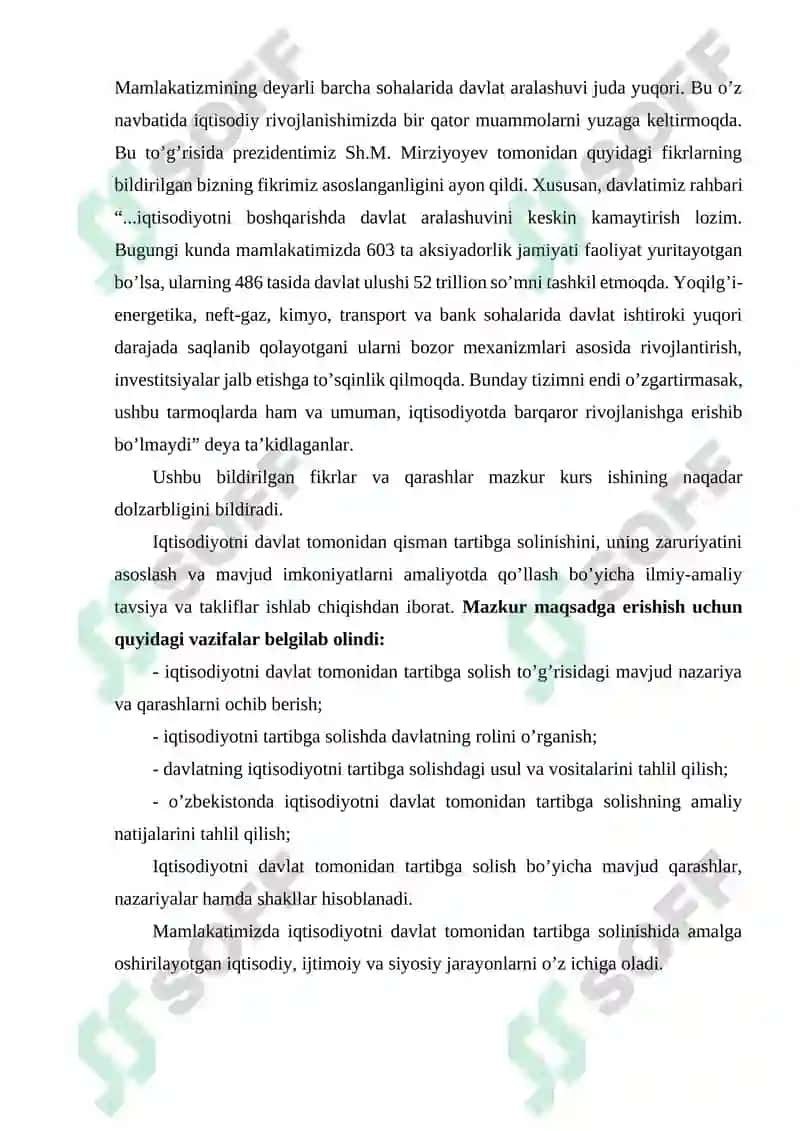 Bozor iqtisodiyotini tartibga solishda davlatning roli 4
