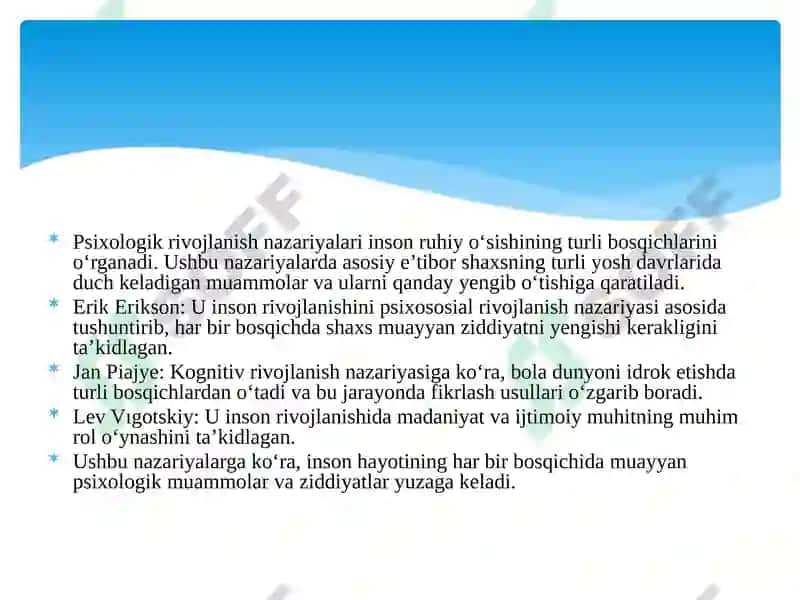 Psixologik rivojlanishning ziddiyatli davrlari 4