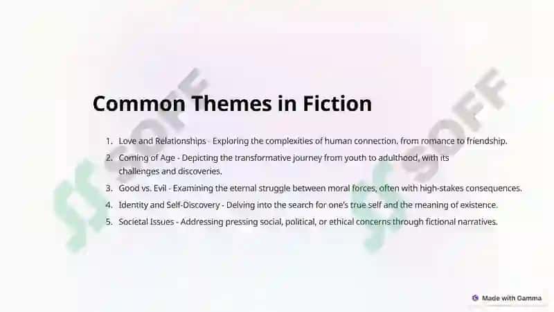 Theme and Idea in Fiction 4