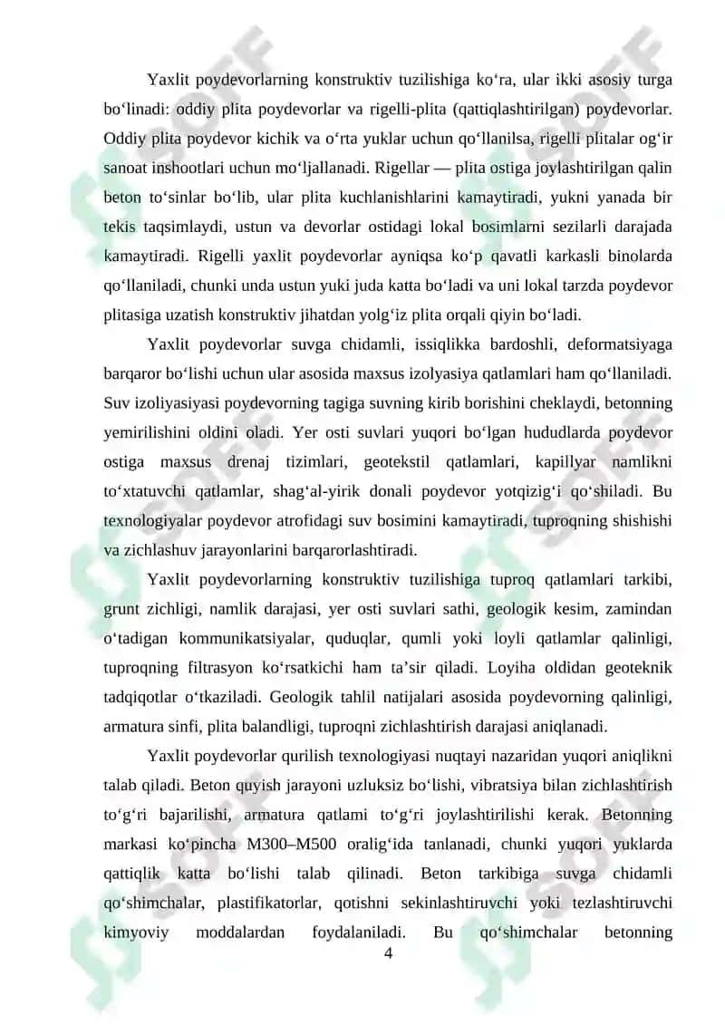 Yaxlit poydevor 4