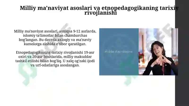 Etnopedagogika va Milliy Ma'naviyat 4