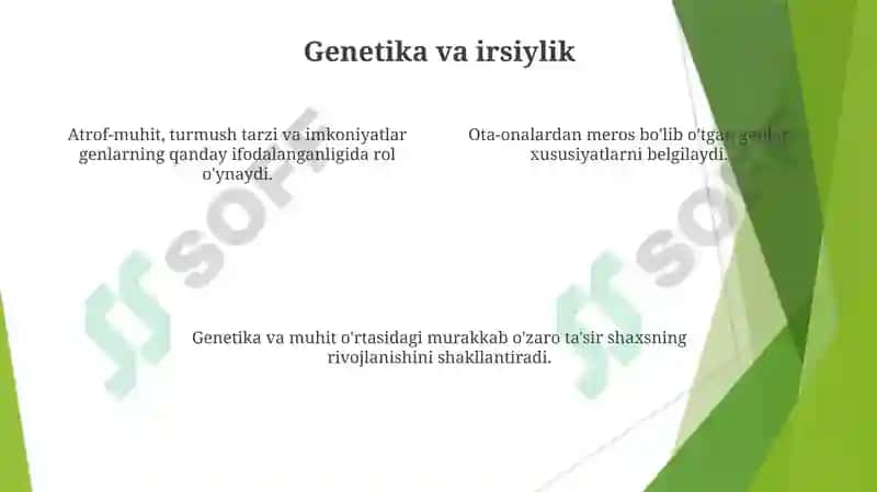 Shaxsga ta'sir etuvchi omillar 4