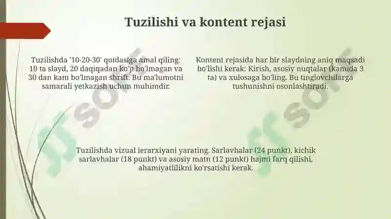 Elektrontaqdimotumumiytushunchatuzlushivatayyorlash 4