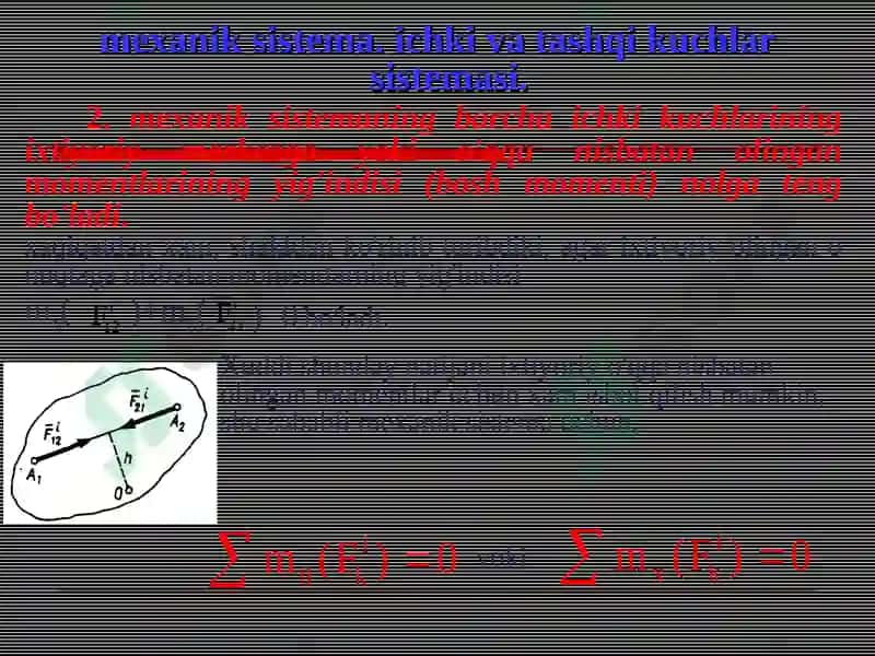 Meхanik sistema dinamikasiga kirish. 4