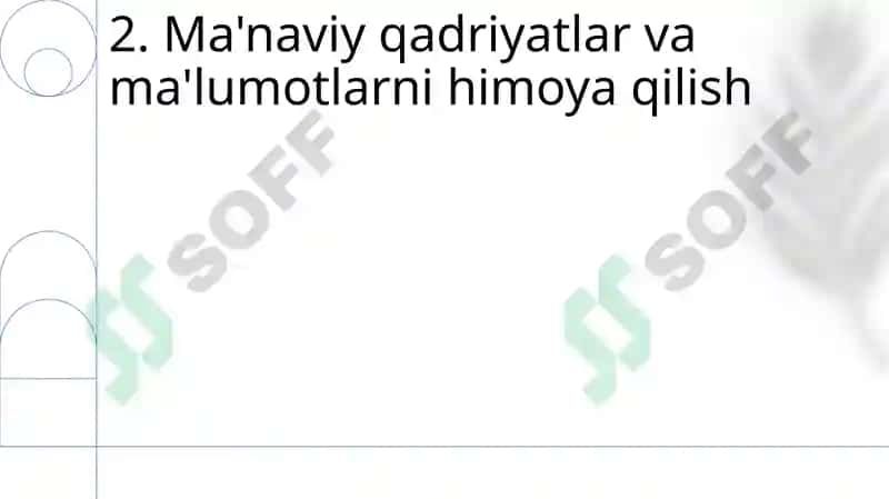 O'zbekistonda axborot xavfsizligining manaviy va huquqiy asoslari 4
