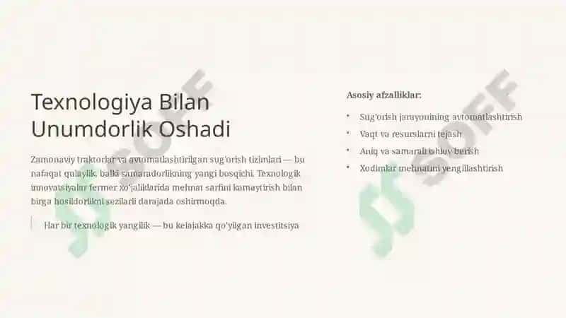 Mehnat Unumdorligini Oshirish 4