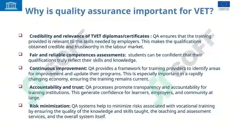 TOWARDS A NATIONAL QUALITY ASSURANCE FRAMEWORK / MECHANISM IN UZBEKISTAN 4