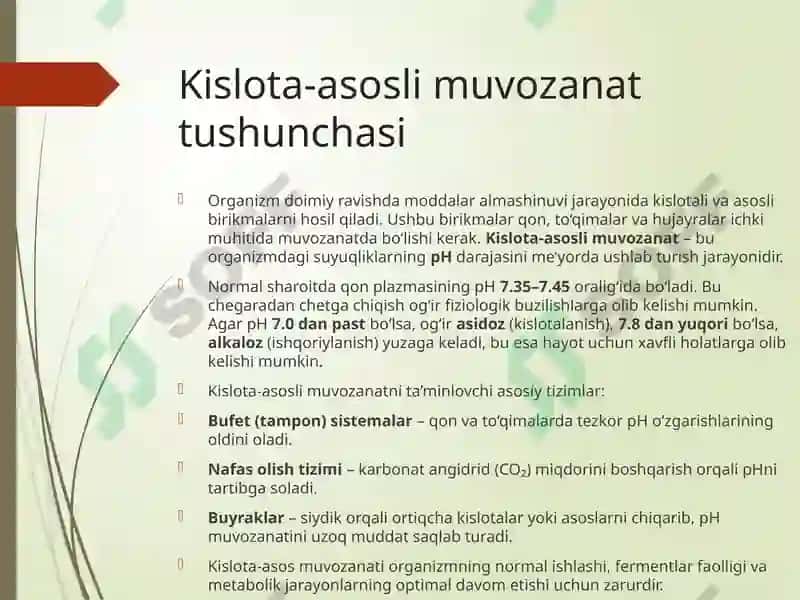 Kislota-asosli muvozanat 4