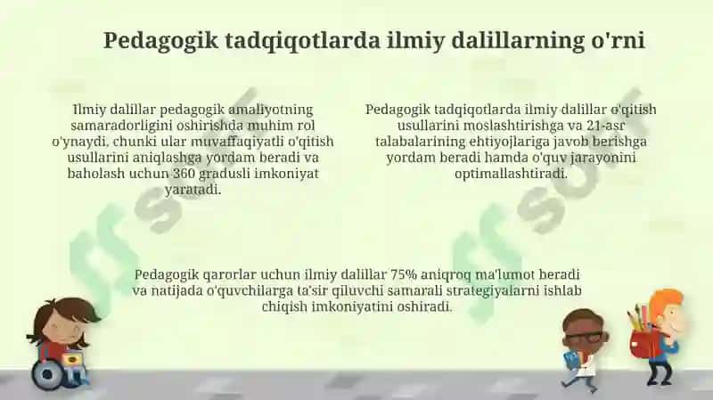 Ilmiydalillarningpedagogikizlanishlardagi o'rni 4