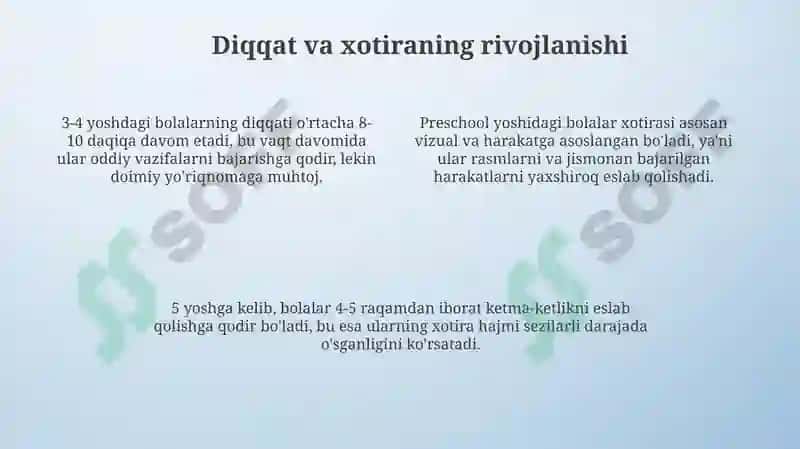 Maktabgacha yoshdagi bolalarda kognitiv jarayonlarning rivojlanishi 4