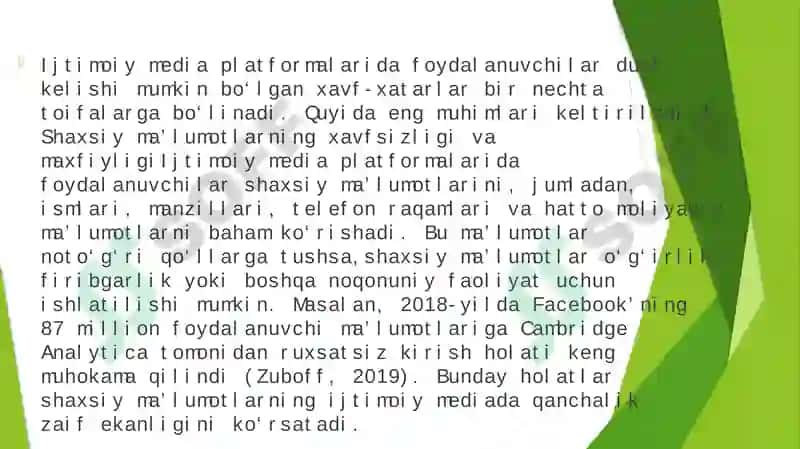 IJTIMOIY MEDIADA TAHDID VA XAVF-XATARLAR 4