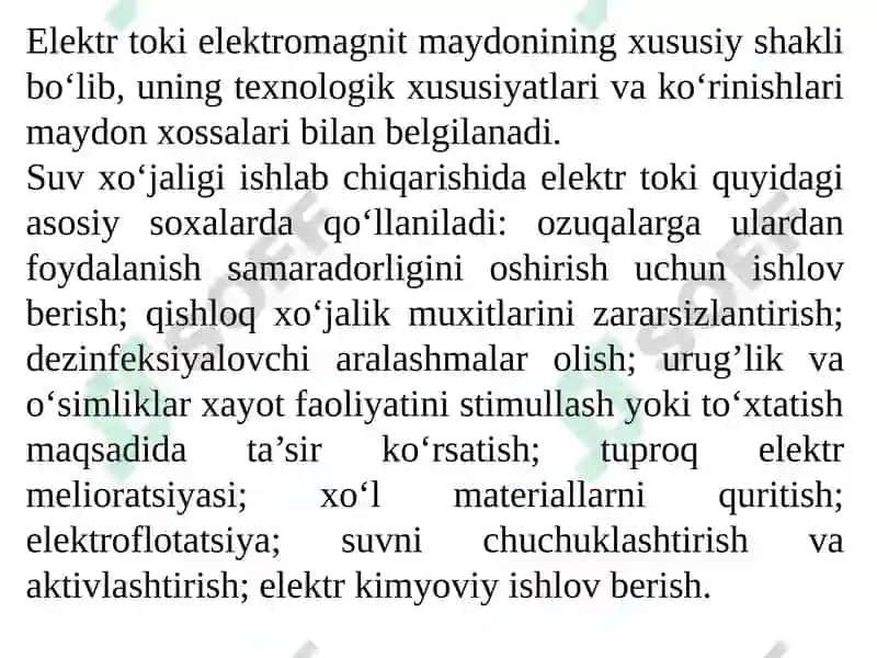Elektrofizik va Elektrokimyoviy Ishlov Berishasoslar 4