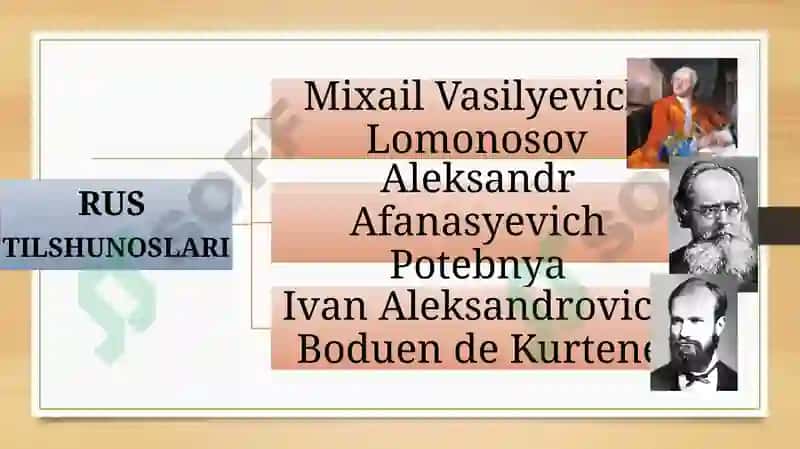 O’RTA  ASRLARDA YEVROPA VA RUS TILSHUNOSLIGI. UYG’ONISH DAVRI TILSHUNOSLIGI.  UMUMIY RATSIONAL GRAMMATIKANING YARATILISHI 4