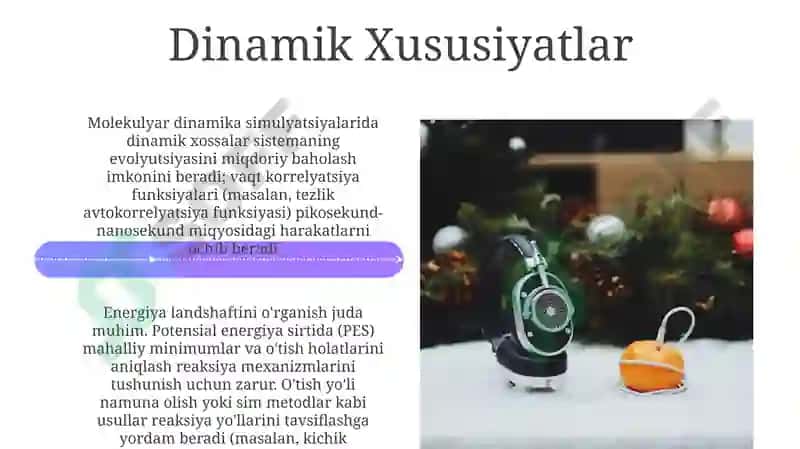 Molekulyar Dinamika Asoslari 4