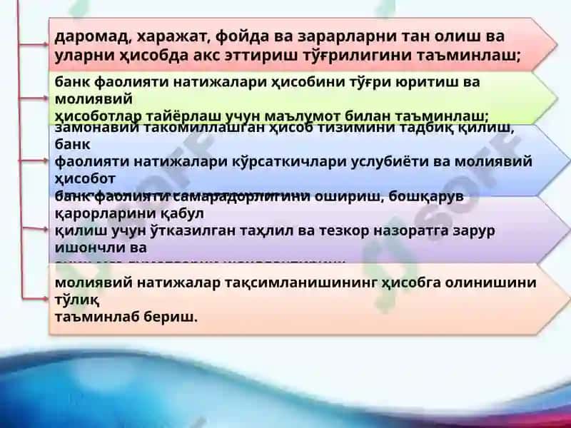 Даромадлар ва ҳаражатлар ҳисоби 4