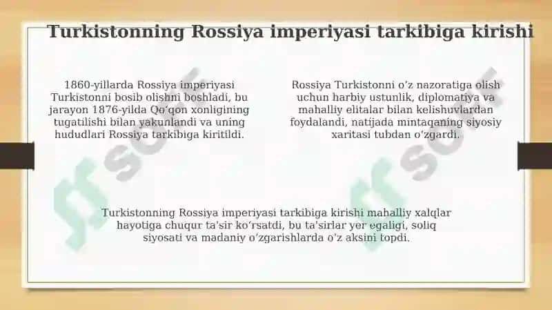 Rus imperiya davrida Markaziy Osiyo xalqlari tarixi 4