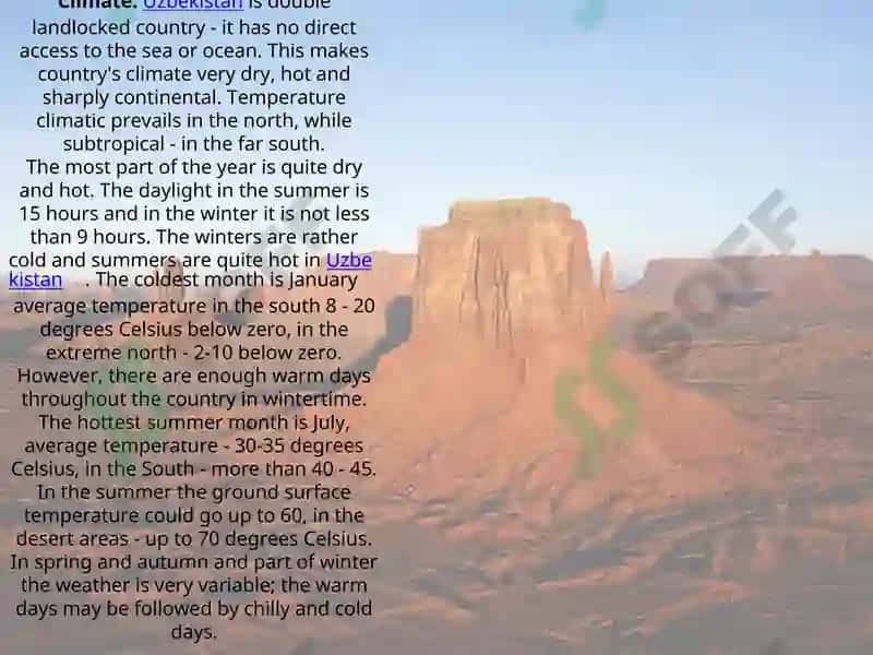 Mountain Ranges in Uzbekistan 4